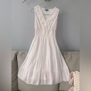 flowy sleeveless midi dress